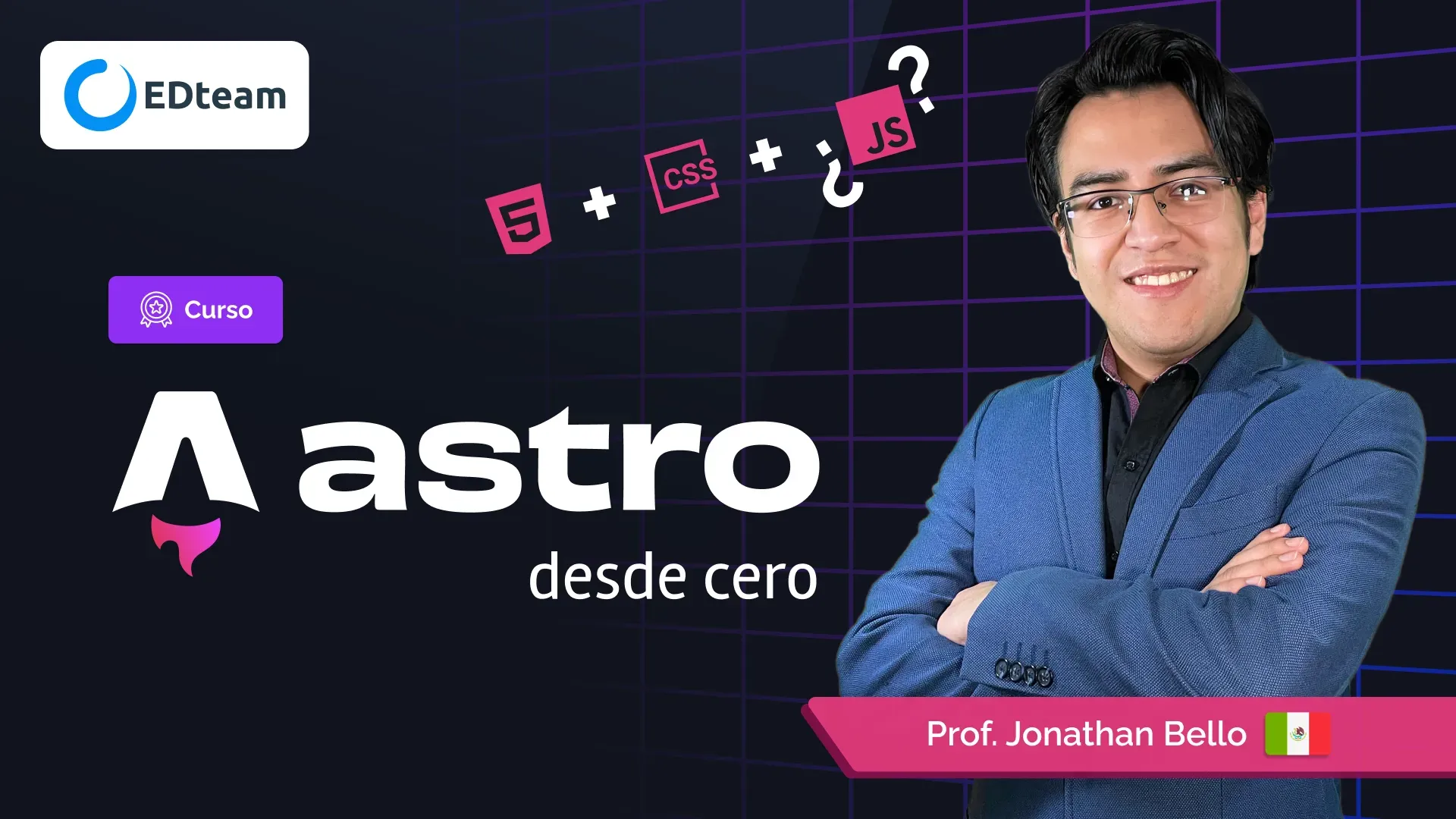 Banner del proyecto Curso Astro desde Cero
